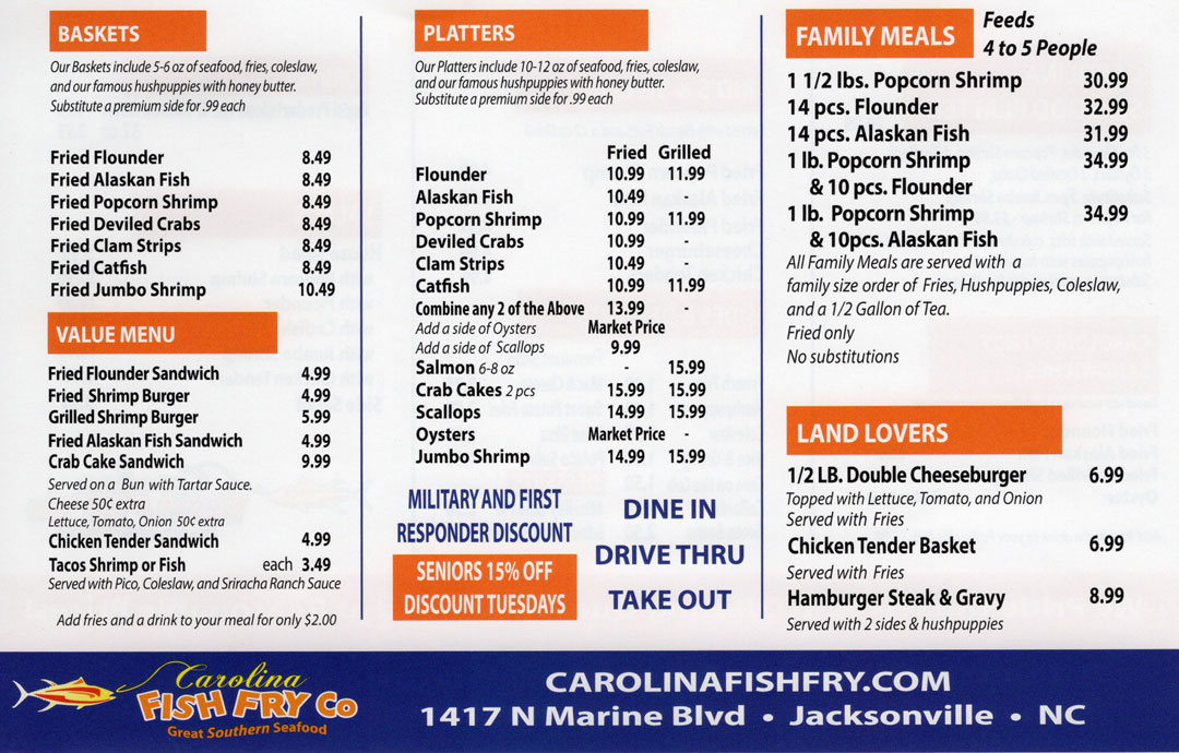 Carolina Fish Fry Jacksonville