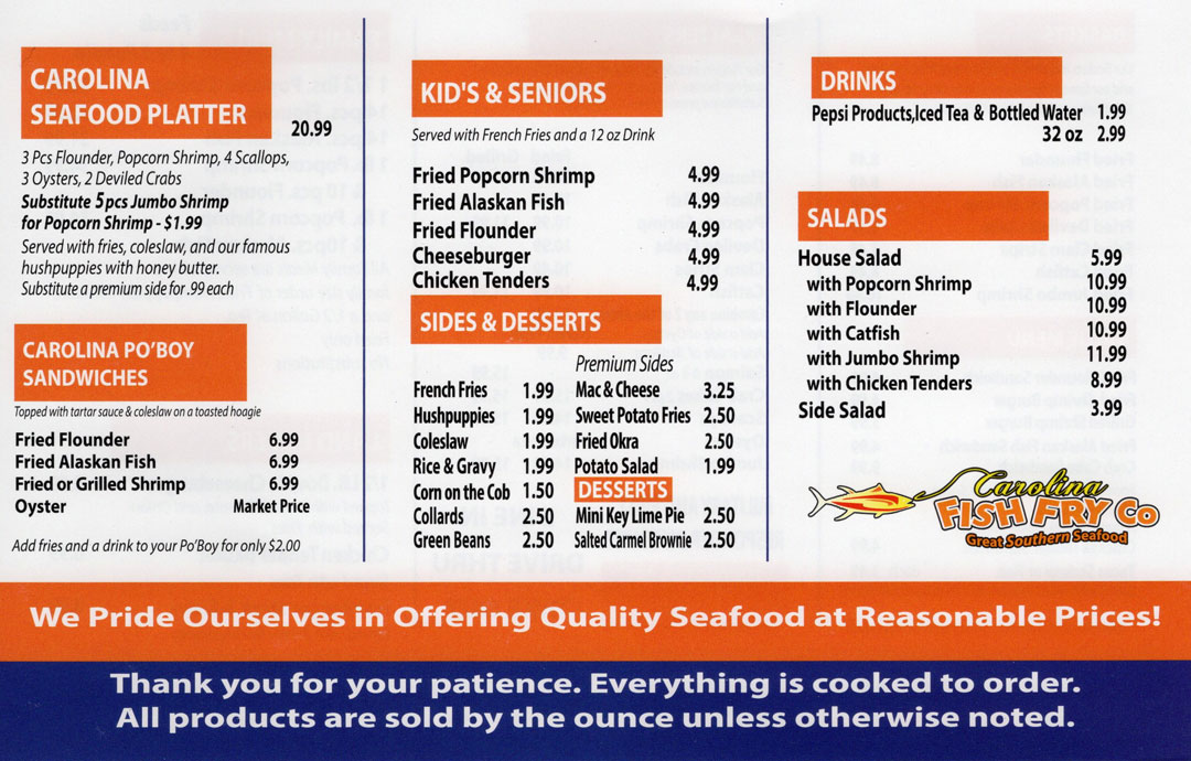 Carolina Fish Fry Jacksonville